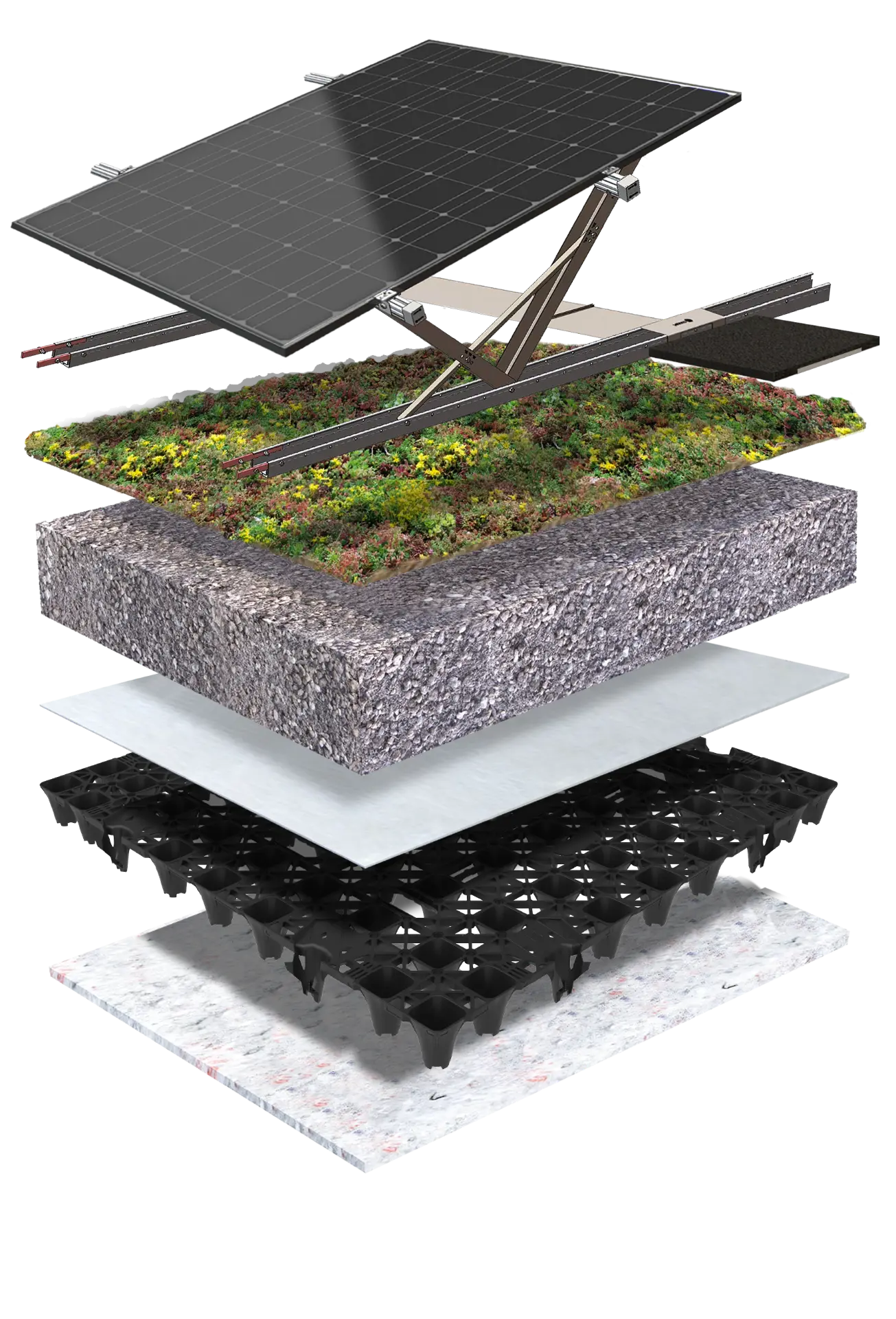 PolderRoof Solar Stand on Top